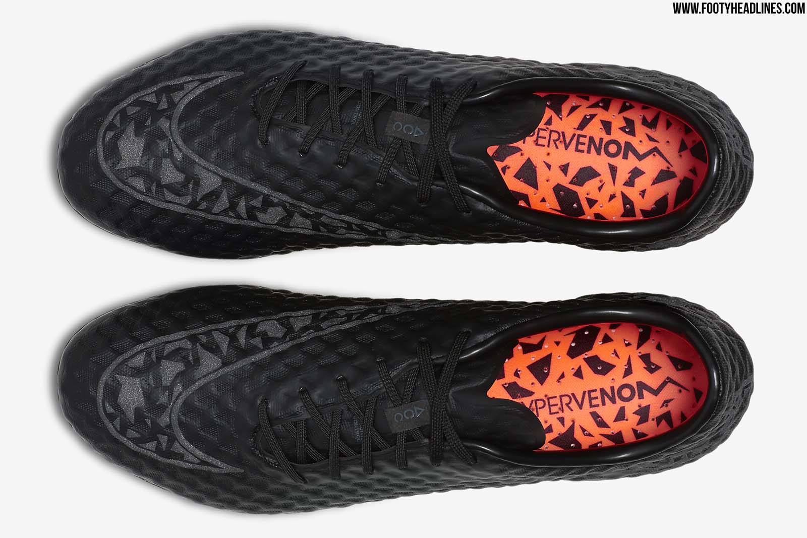 Reflective Blackout Nike Hypervenom Boots Released Footy Headlines